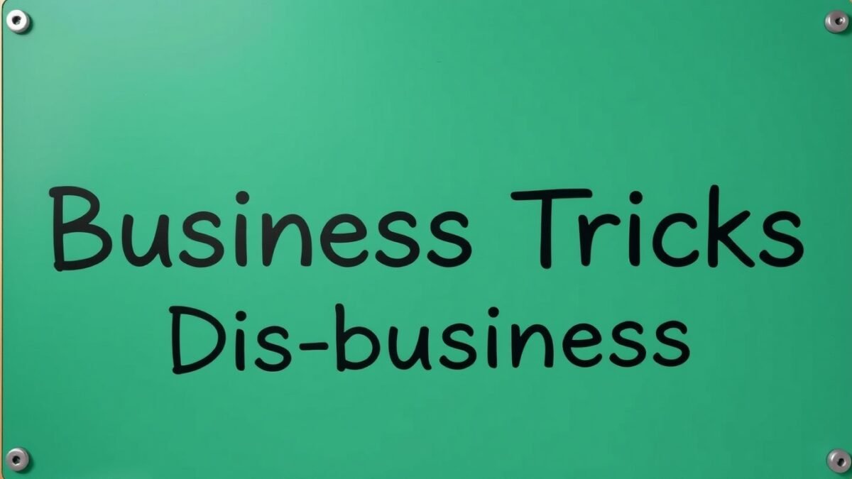 business tricks disbusinessfied