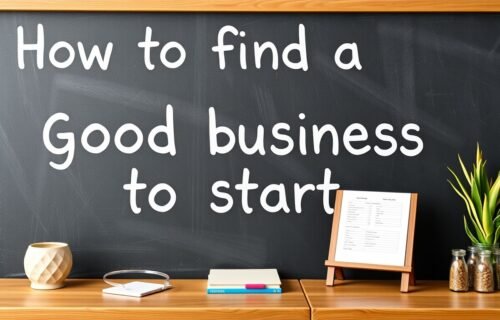 how to find a good business to start disbusinessfied